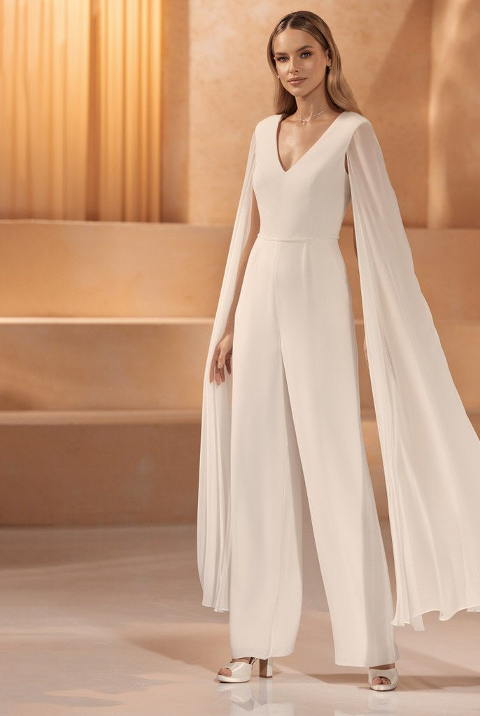 Bianco Evento Lotus Jumpsuit - bridalicious Brautkleider Hochzeitskleider Brautmoden Bremen Wiesbaden