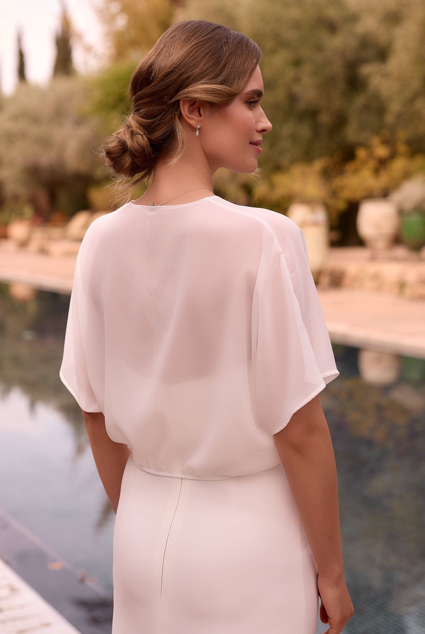 E493 Top Bianco Evento - bridalicious Brautkleider Hochzeitskleider Brautmoden Bremen Wiesbaden