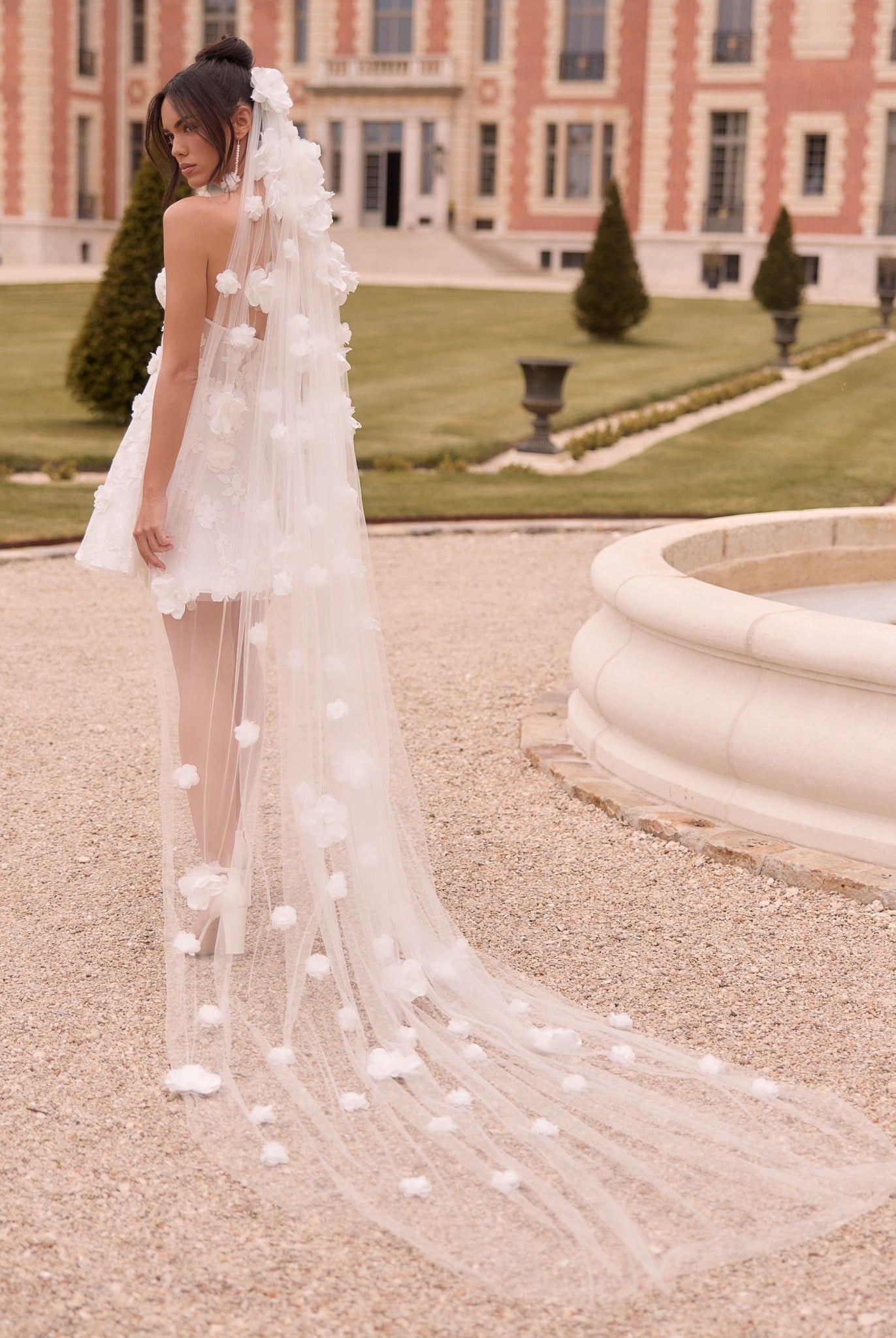 S546 Schleier Bianco Evento - bridalicious Brautkleider Hochzeitskleider Brautmoden Bremen Wiesbaden
