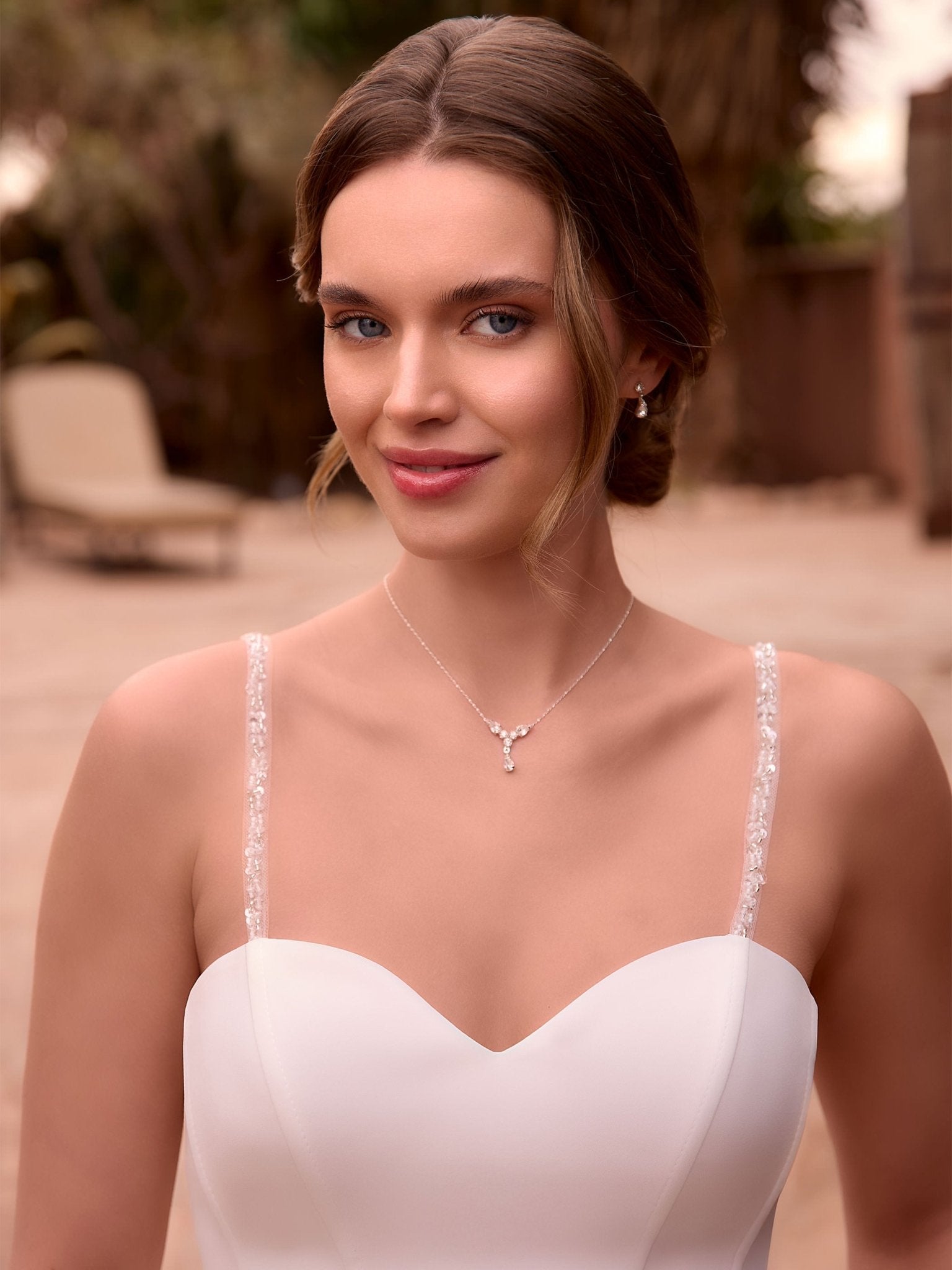 17010 Träger Bianco Evento - bridalicious Brautkleider Hochzeitskleider Brautmoden Bremen Wiesbaden