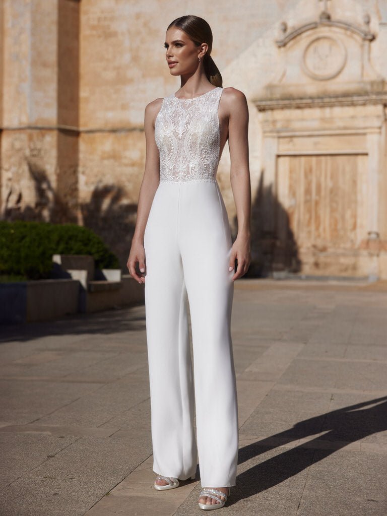 Bianco Evento Astrid Jumpsuit - bridalicious Brautkleider Hochzeitskleider Brautmoden Bremen Wiesbaden