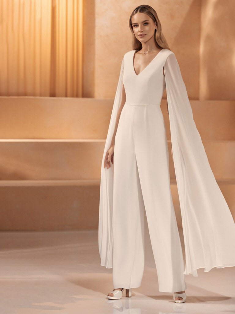 Bianco Evento Lotus Jumpsuit - bridalicious Brautkleider Hochzeitskleider Brautmoden Bremen Wiesbaden