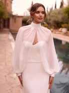 E491 Top Bianco Evento - bridalicious Brautkleider Hochzeitskleider Brautmoden Bremen Wiesbaden