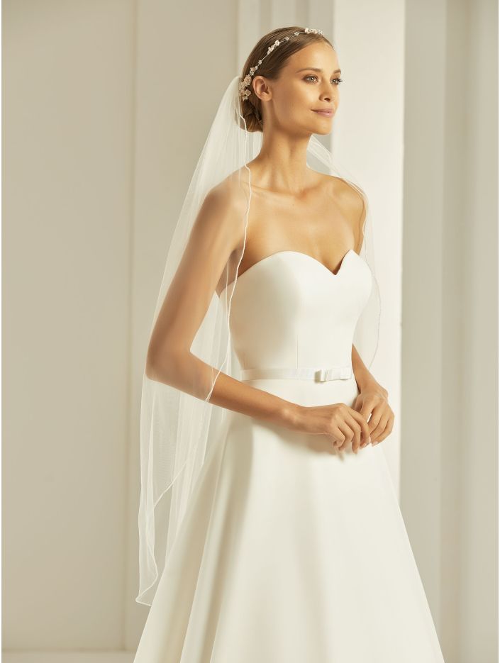 S259 Schleier Bianco Evento - bridalicious Brautkleider Hochzeitskleider Brautmoden Bremen Wiesbaden