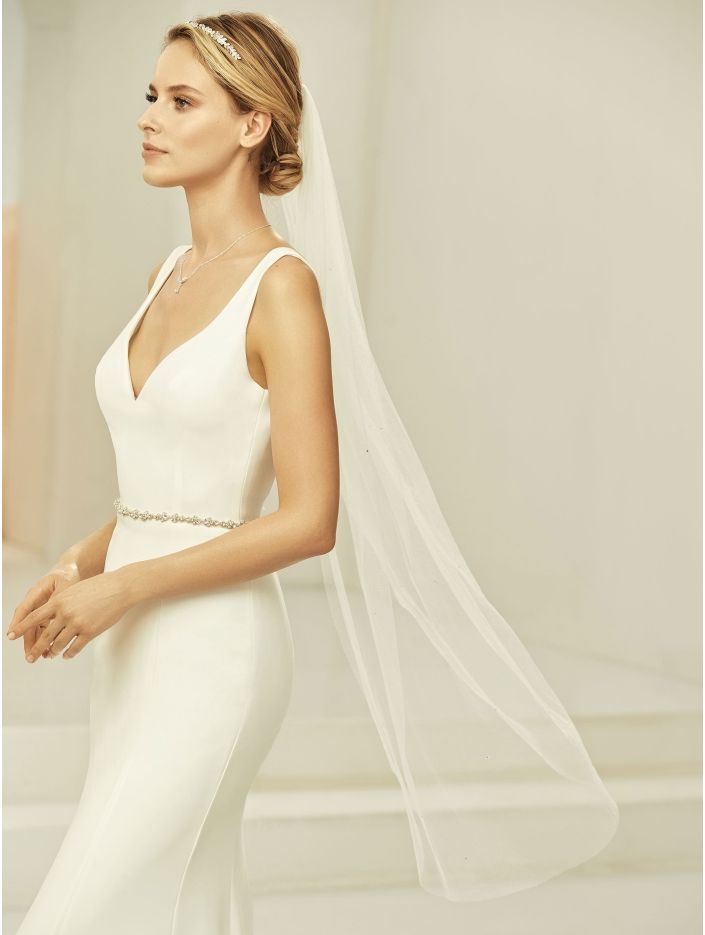 S383 Schleier Bianco Evento - bridalicious Brautkleider Hochzeitskleider Brautmoden Bremen Wiesbaden