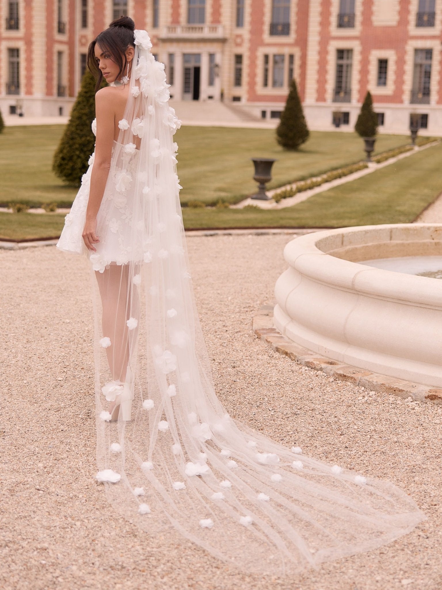 S546 Schleier Bianco Evento - bridalicious Brautkleider Hochzeitskleider Brautmoden Bremen Wiesbaden